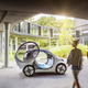 Illustration for article titled The Fully-Autonomous Electric Smart ForTwo Concept Car Has A Grille That Will Greet You With Hey